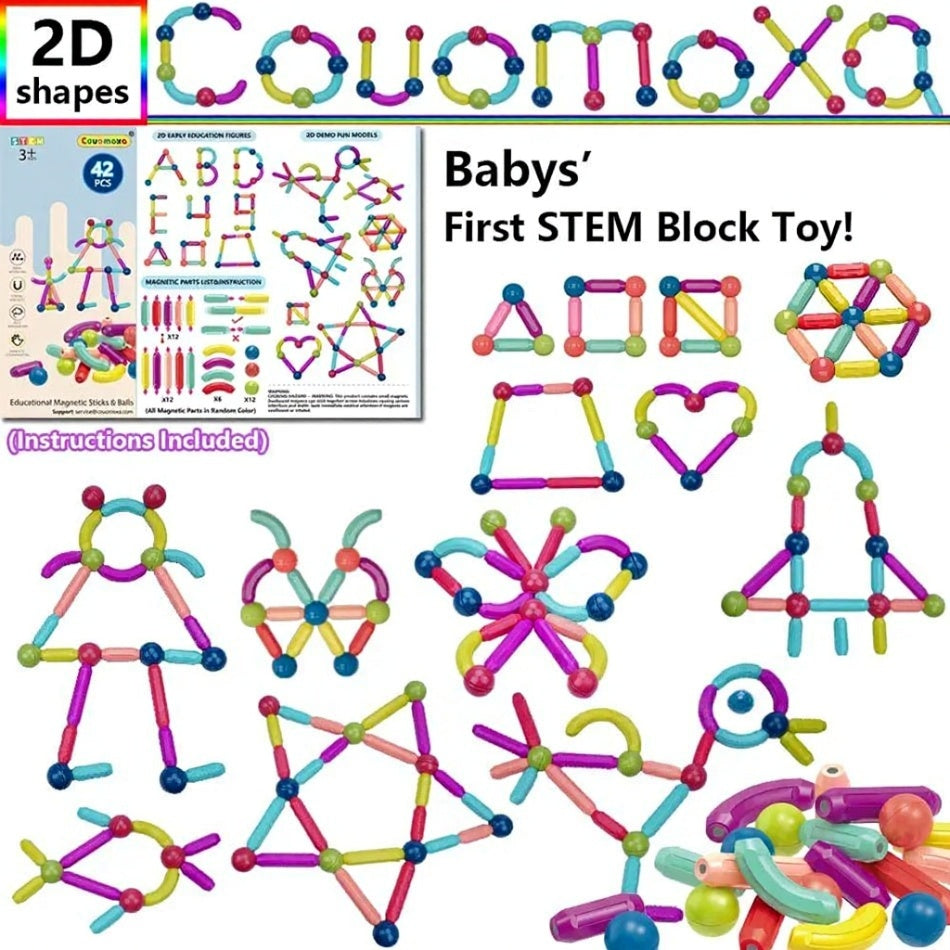 Magnetic Constructor Blocks Set