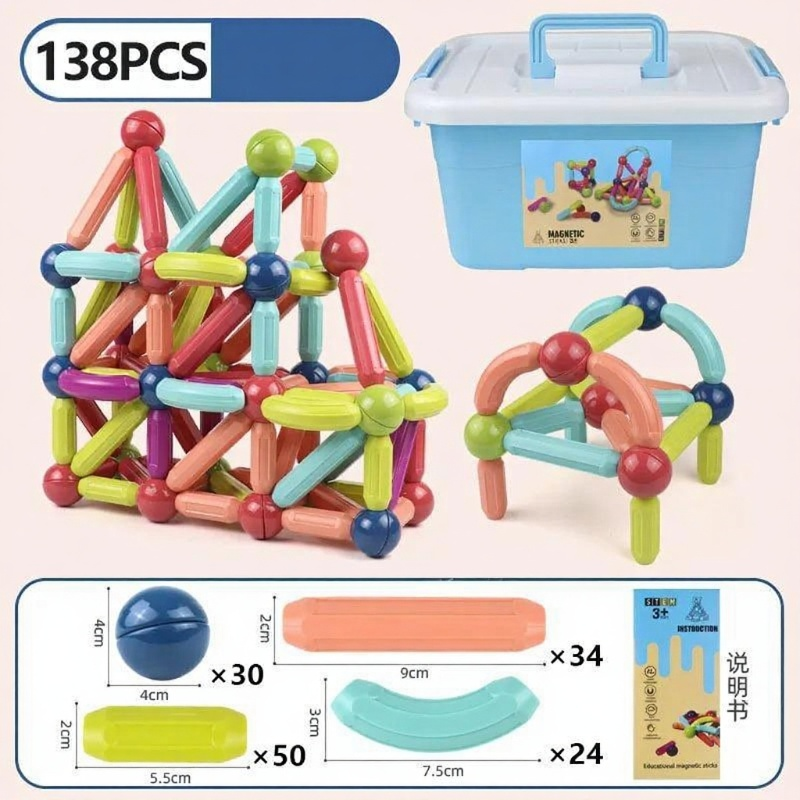 Magnetic Constructor Blocks Set
